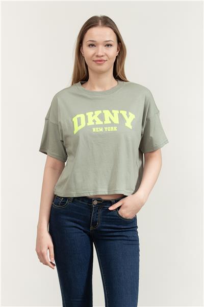 DKNY Kadın Bisiklet Yaka T-Shirt