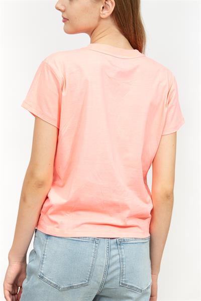 DKNY Kadın Bisiklet Yaka T-Shirt