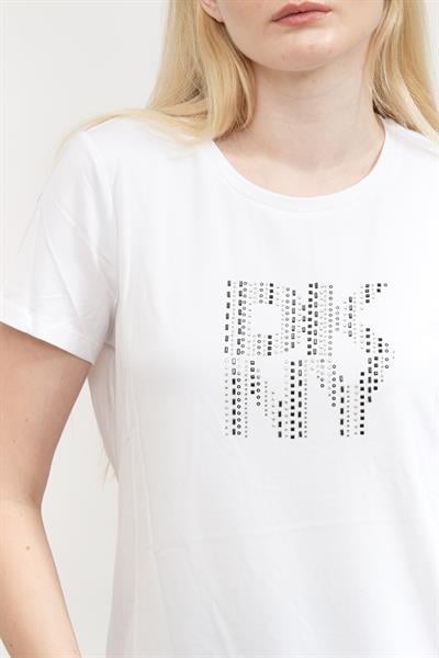 DKNY Kadın Bisiklet Yaka T-Shirt