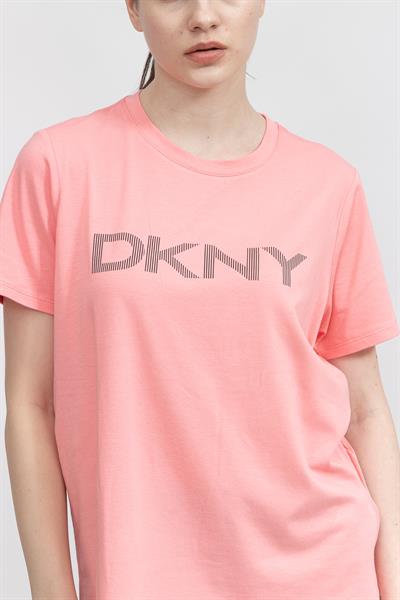 DKNY Kadın Bisiklet Yaka T-Shirt