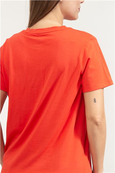 DKNY Kadın Bisiklet Yaka T-Shirt