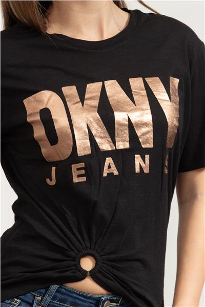 DKNY Kadın Bisiklet Yaka T-Shirt