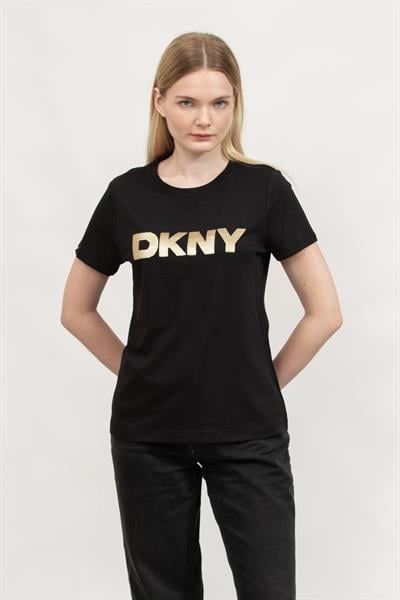 DKNY Kadın Bisiklet Yaka T-Shirt