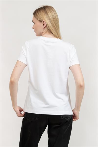 DKNY Kadın Bisiklet Yaka T-Shirt
