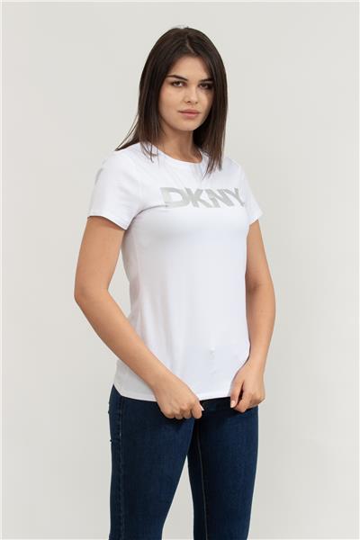 DKNY Kadın Bisiklet Yaka T-Shirt