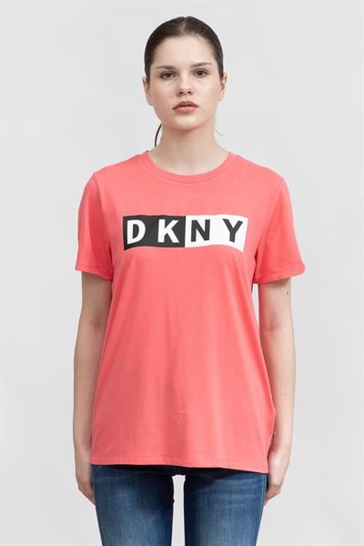 DKNY Kadın Bisiklet Yaka T-Shirt