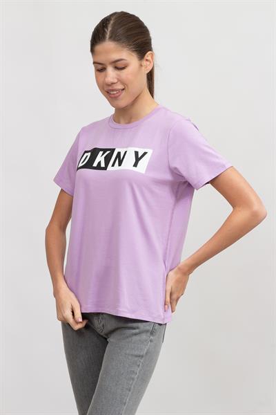 DKNY Kadın Bisiklet Yaka T-Shirt