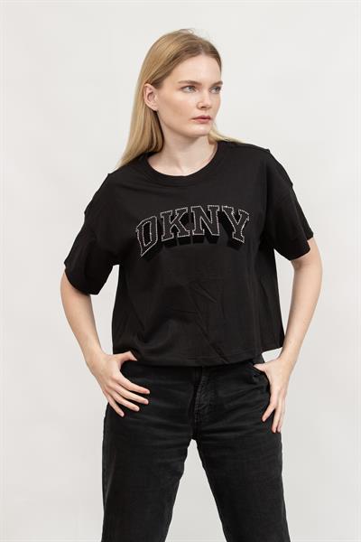 DKNY Kadın Bisiklet Yaka T-Shirt