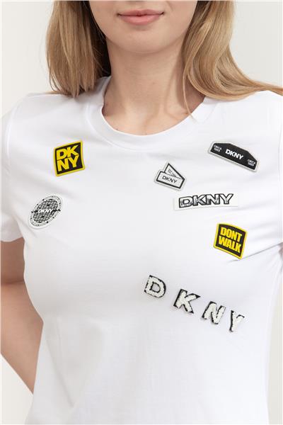 DKNY Kadın Bisiklet Yaka T-Shirt