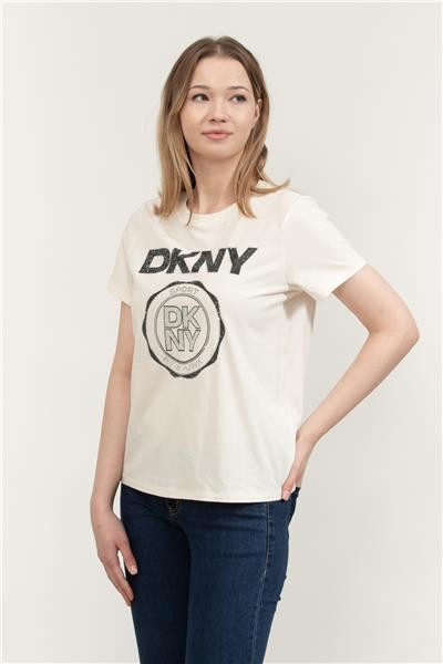 DKNY Kadın Bisiklet Yaka T-Shirt