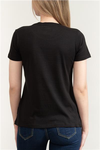 DKNY Kadın Bisiklet Yaka T-Shirt