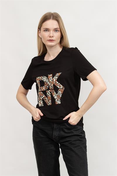 DKNY Kadın Bisiklet Yaka T-Shirt