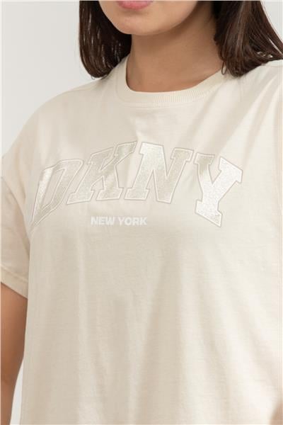 DKNY Kadın Bisiklet Yaka T-Shirt
