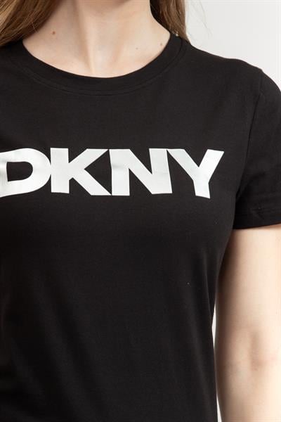 DKNY Kadın Bisiklet Yaka T-Shirt