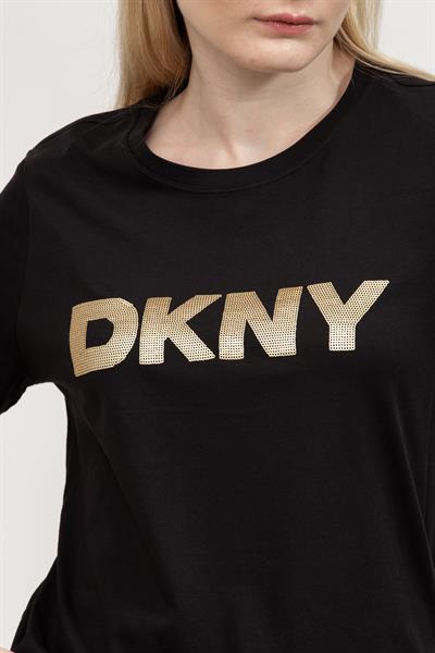 DKNY Kadın Bisiklet Yaka T-Shirt