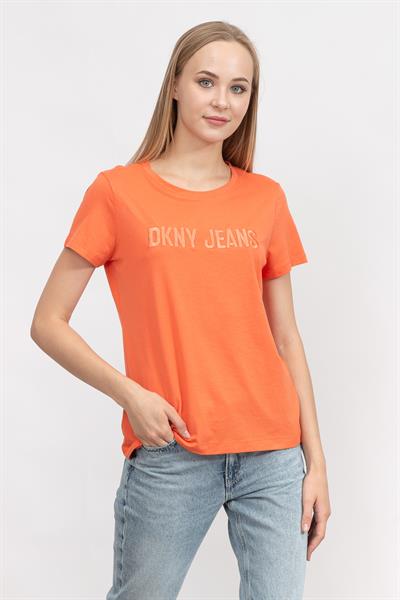 DKNY Kadın Bisiklet Yaka T-Shirt