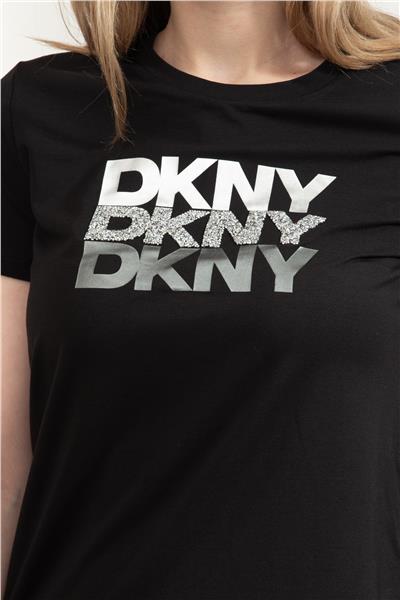 DKNY Kadın Bisiklet Yaka T-Shirt