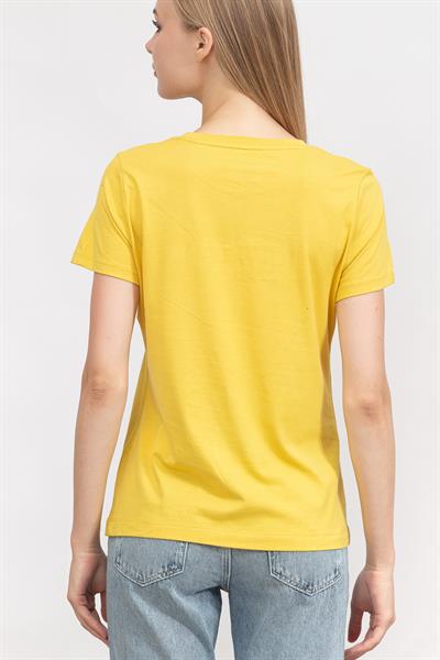 DKNY Kadın Bisiklet Yaka T-Shirt