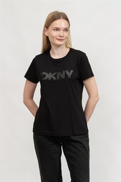 DKNY Kadın Bisiklet Yaka T-Shirt