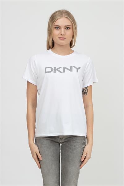 DKNY Kadın Bisiklet Yaka T-Shirt
