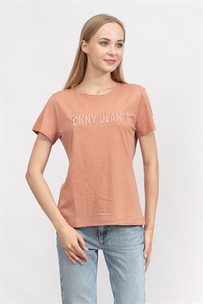 DKNY Kadın Bisiklet Yaka T-Shirt