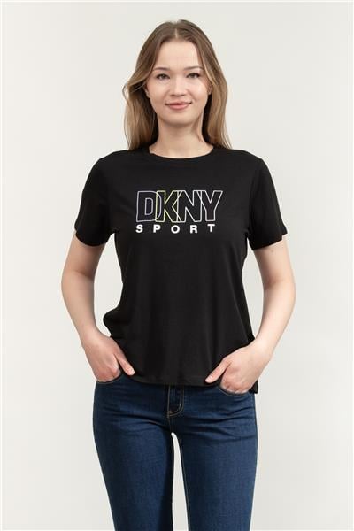 DKNY Kadın Bisiklet Yaka T-Shirt