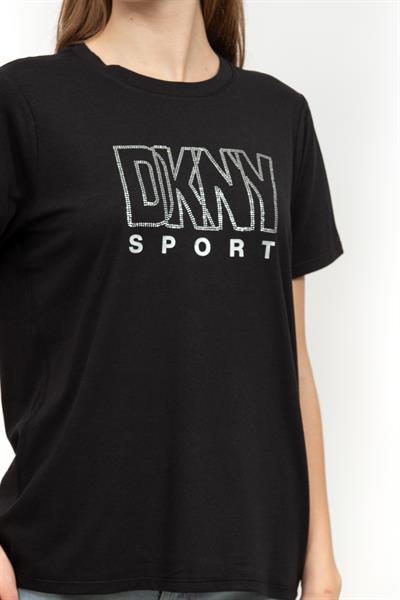 DKNY Kadın Bisiklet Yaka T-Shirt