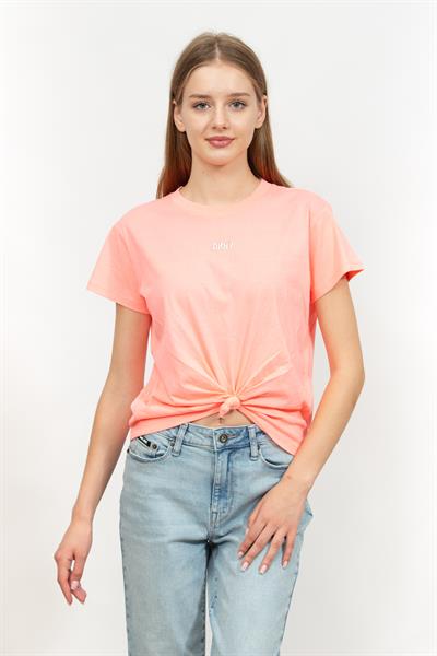 DKNY Kadın Bisiklet Yaka T-Shirt