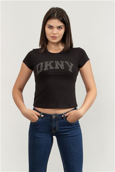 DKNY Kadın Bisiklet Yaka T-Shirt