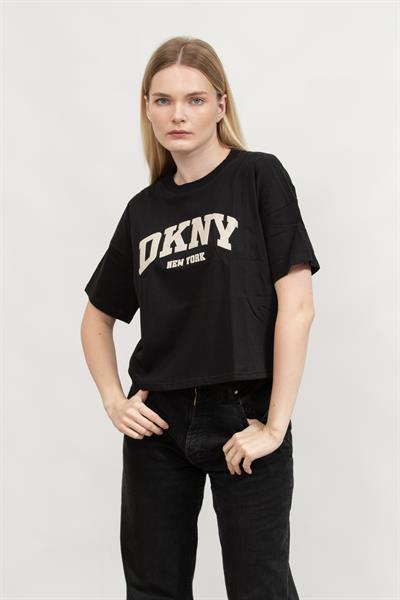DKNY Kadın Bisiklet Yaka T-Shirt