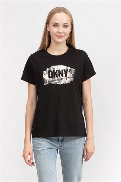 DKNY Kadın Bisiklet Yaka T-Shirt