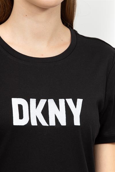 DKNY Kadın Bisiklet Yaka T-Shirt Çok Renkli
