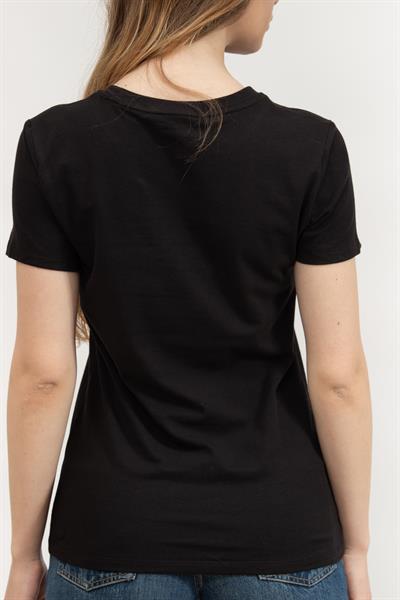 DKNY Kadın Bisiklet Yaka T-Shirt