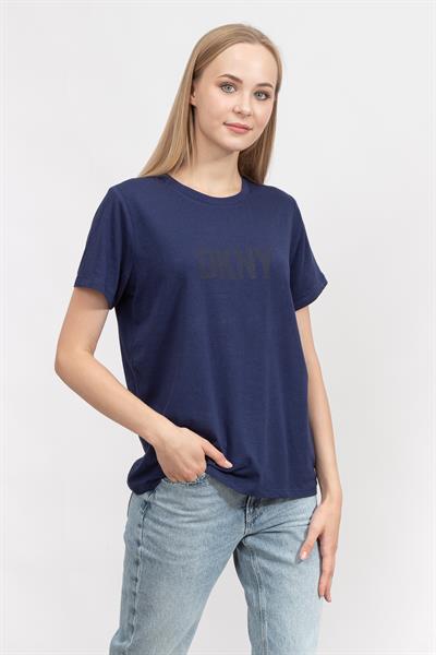 DKNY Kadın Bisiklet Yaka T-Shirt
