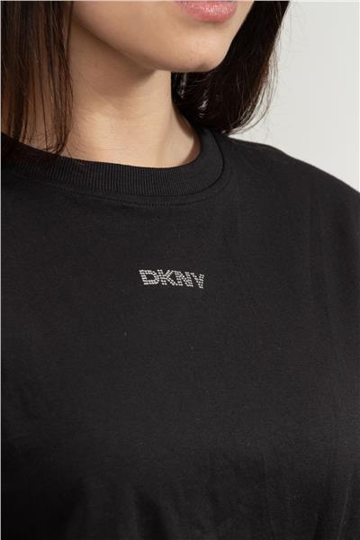 DKNY Kadın Bisiklet Yaka T-Shirt