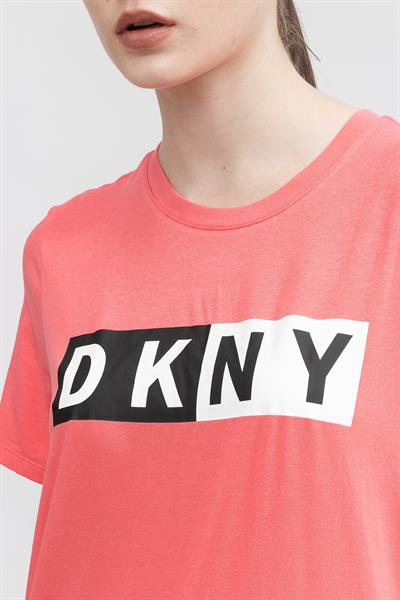 DKNY Kadın Bisiklet Yaka T-Shirt