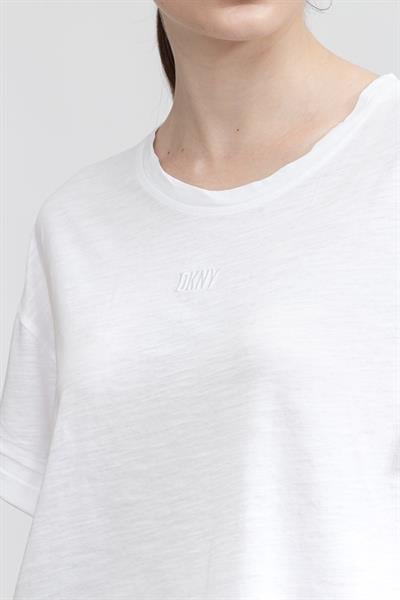 DKNY Kadın Bisiklet Yaka T-Shirt