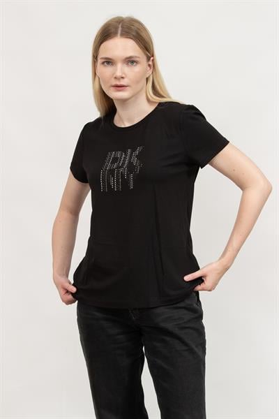 DKNY Kadın Bisiklet Yaka T-Shirt