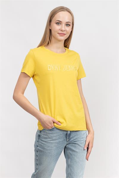 DKNY Kadın Bisiklet Yaka T-Shirt