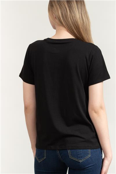 DKNY Kadın Bisiklet Yaka T-Shirt