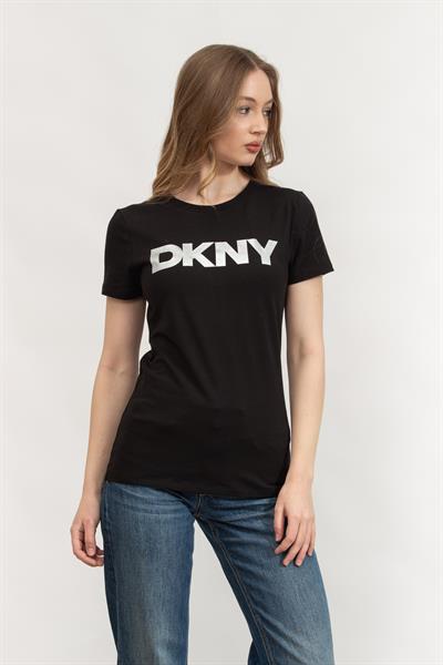 DKNY Kadın Bisiklet Yaka T-Shirt