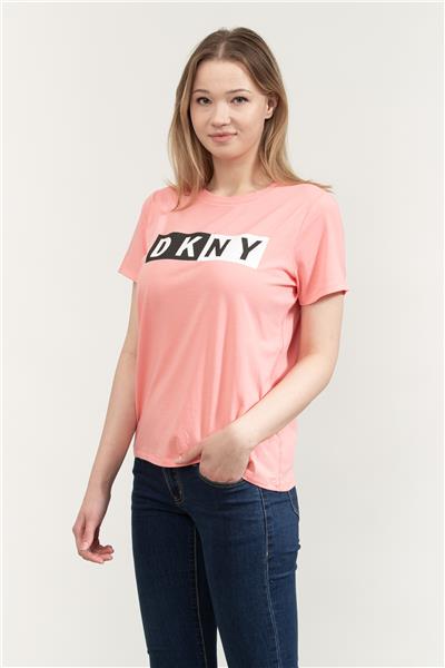 DKNY Kadın Bisiklet Yaka T-Shirt