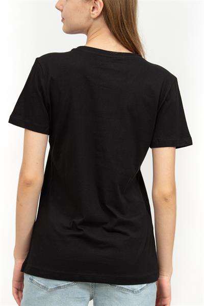 DKNY Kadın Bisiklet Yaka T-Shirt Çok Renkli