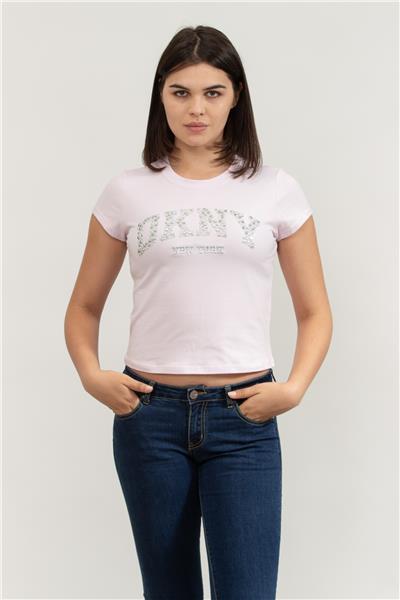 DKNY Kadın Bisiklet Yaka T-Shirt