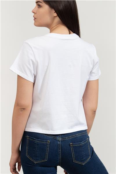 DKNY Kadın Bisiklet Yaka T-Shirt