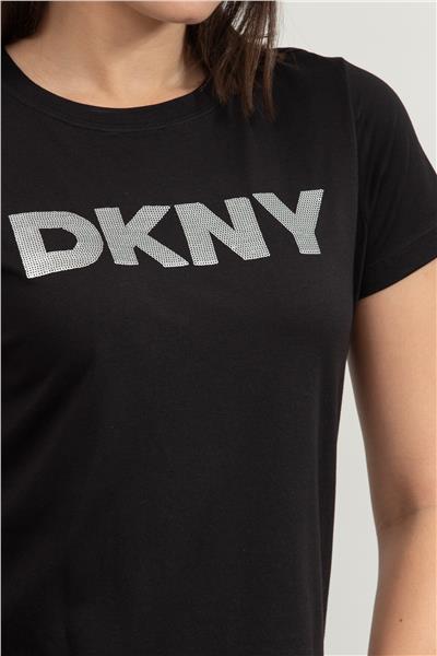 DKNY Kadın Bisiklet Yaka T-Shirt
