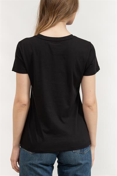DKNY Kadın Bisiklet Yaka T-Shirt