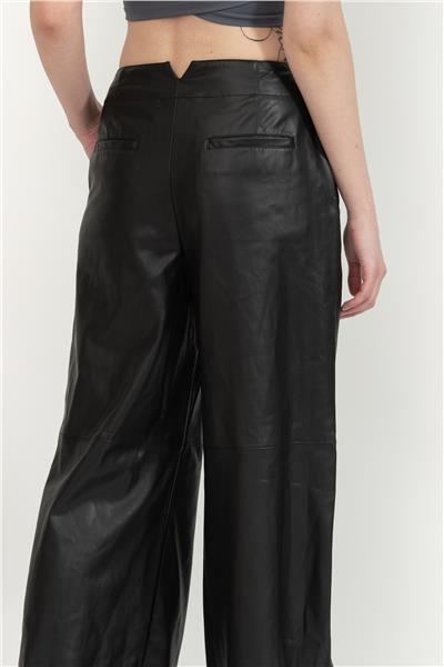 DKNY Kadın Deri Pantolon