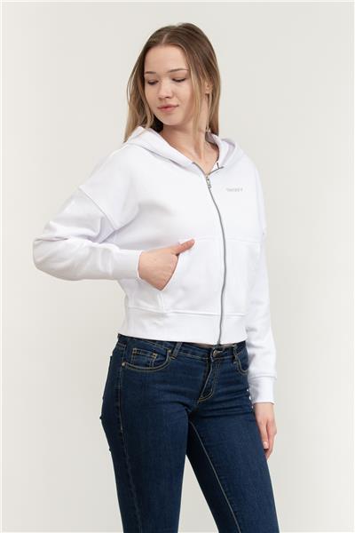 DKNY Kadın Fermuarlı Sweatshirt