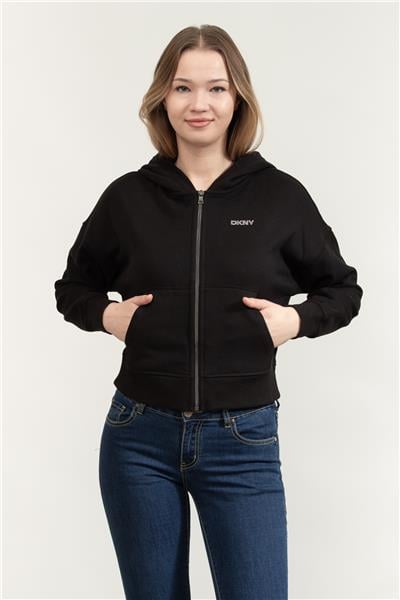DKNY Kadın Fermuarlı Sweatshirt